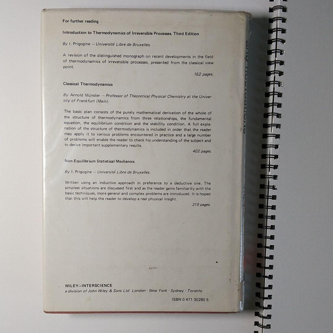 洋書 Thermodynamic Theory of Structure, Stab