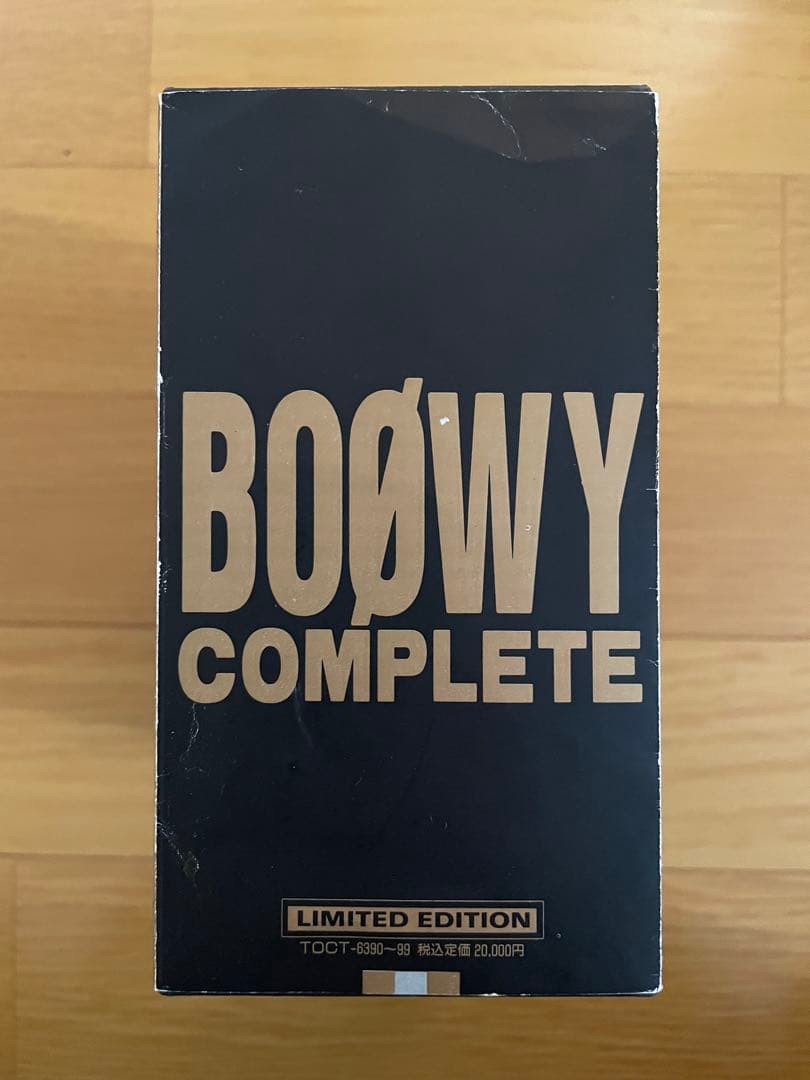 絶版品　初回限定盤　BOOWY COMPLETE LIMITED EDITION
