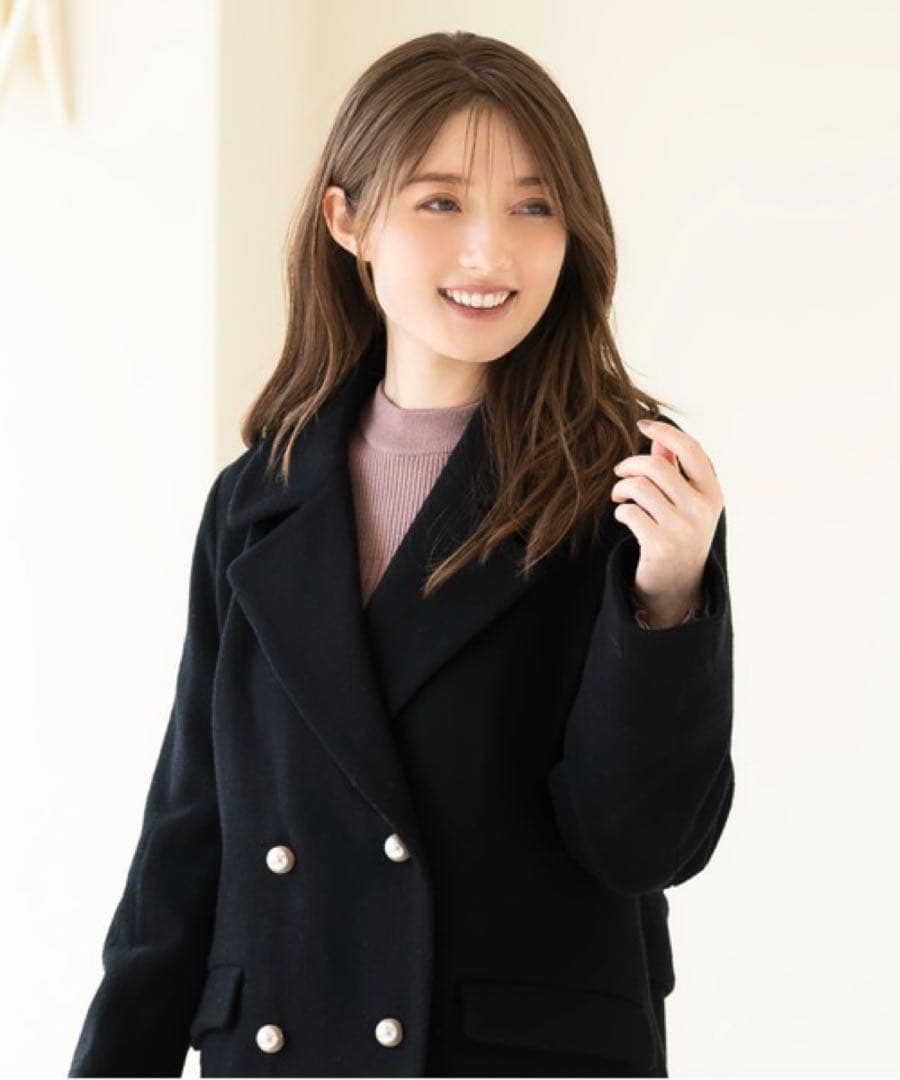 値下げしました！MISCH MASCH パールボタンロングコート