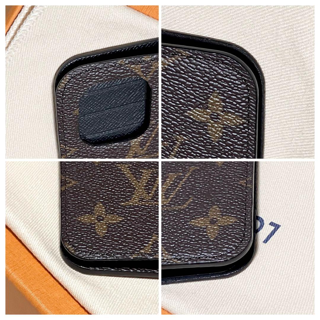 ルイヴィトン［iPhone11］フォリオ　スマホケース　モノグラム　付属品あり