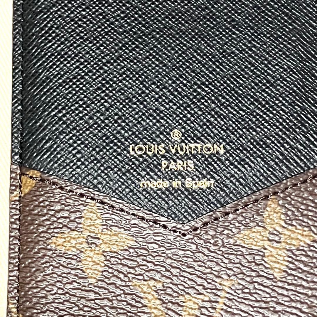 ルイヴィトン［iPhone11］フォリオ　スマホケース　モノグラム　付属品あり