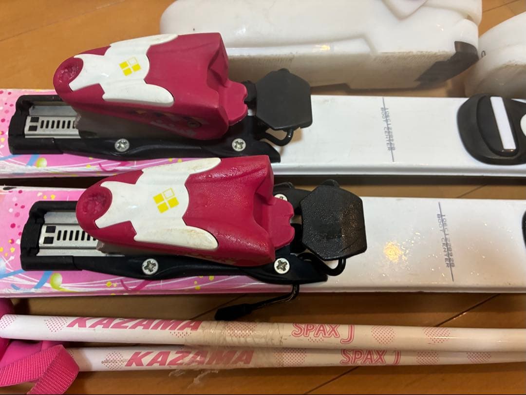 板106cm ブーツ20cmスキーセット身長100〜120cm用　スノーブーツ付