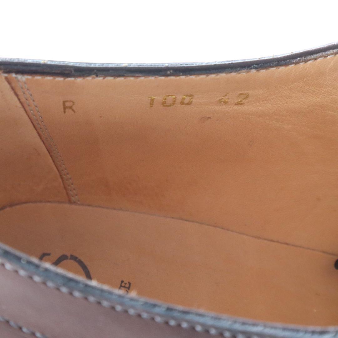 未使用Bemer'sベーメルズ　ブラウンドレスシューズ42 ステファノベーメル社