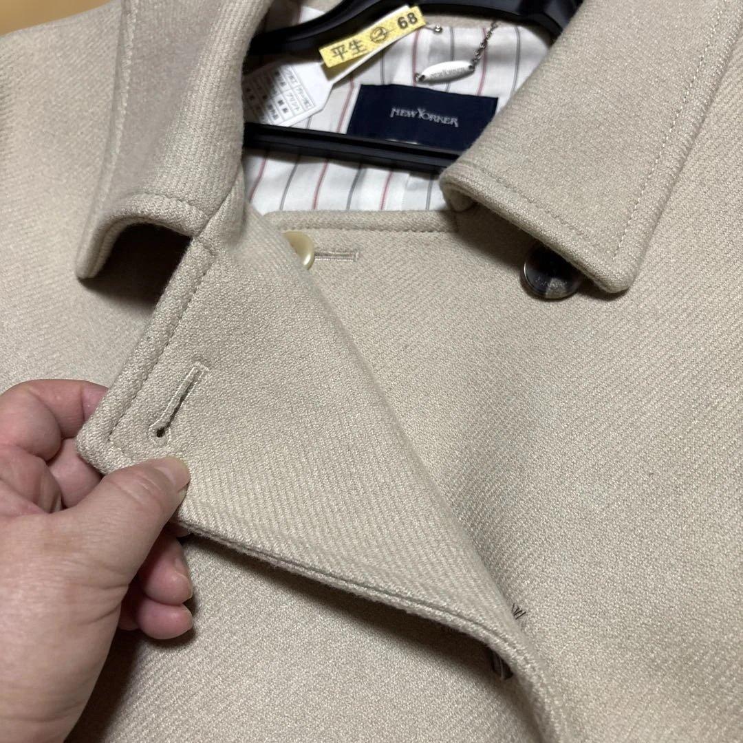 美品NEWYORKER ベージュ ピーコート 13