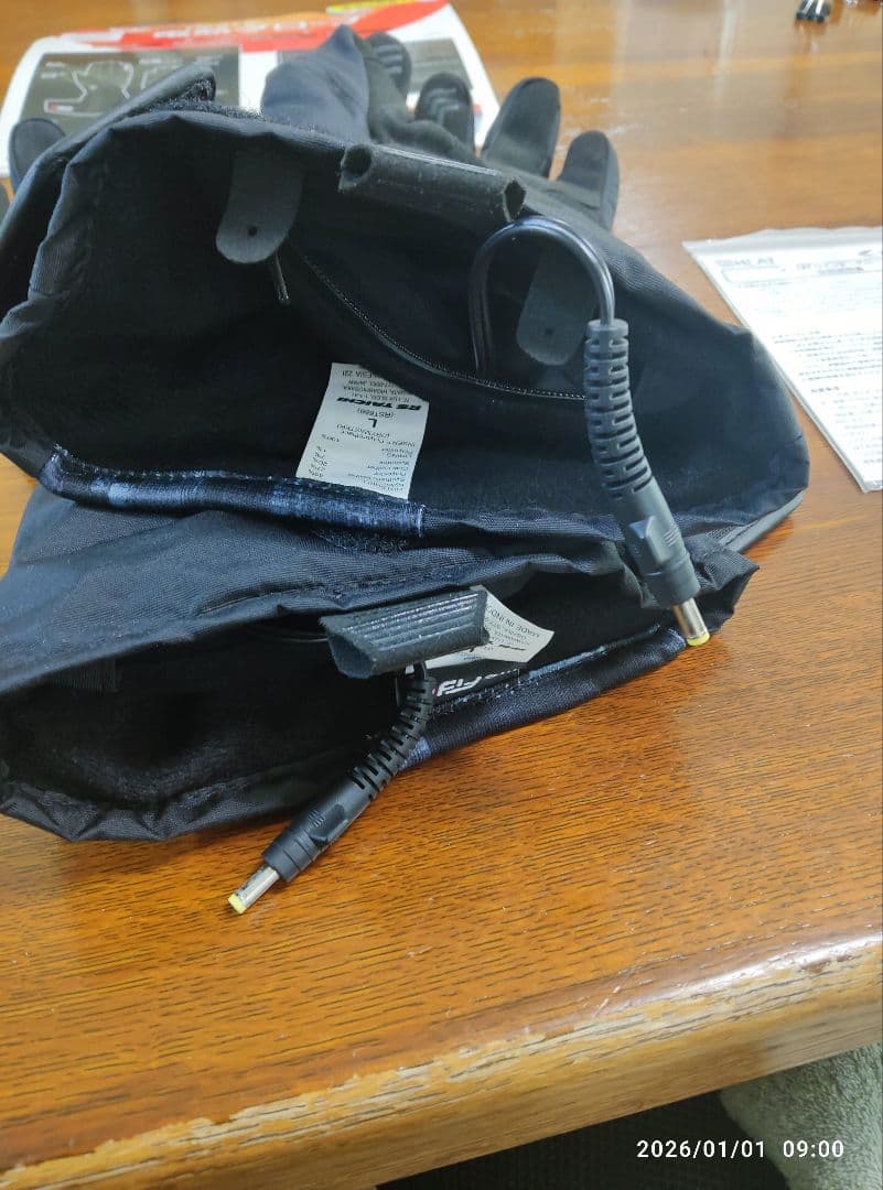 【とーも】電熱電熱e-HEATグローブ RST656BLACKバッテリー付