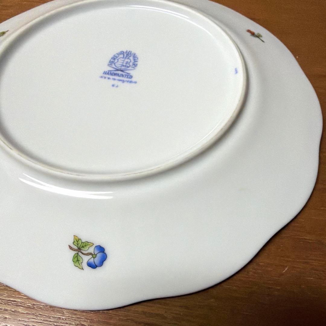 ヘレンド　ヴィクトリアブーケ　プレート　19センチ