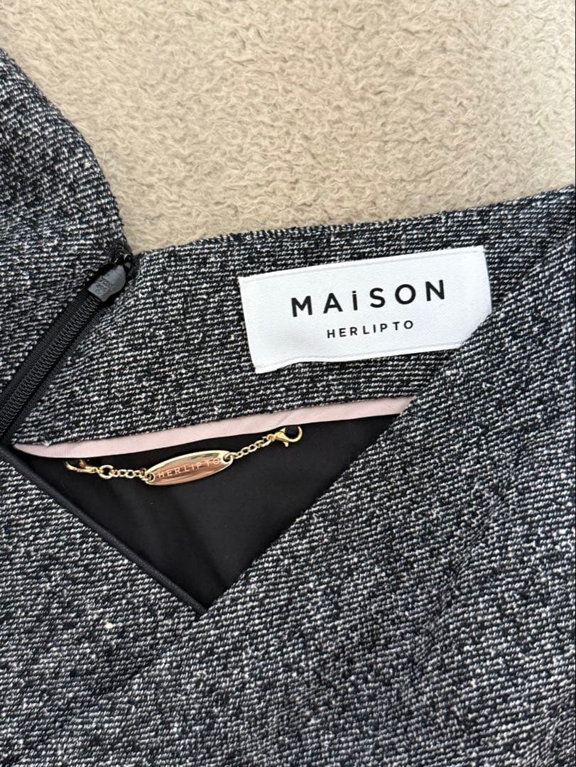 サロペット・オーバーオール・オールインワン MAiSON Her lip to Vol.1 Tweed Jumpsuit