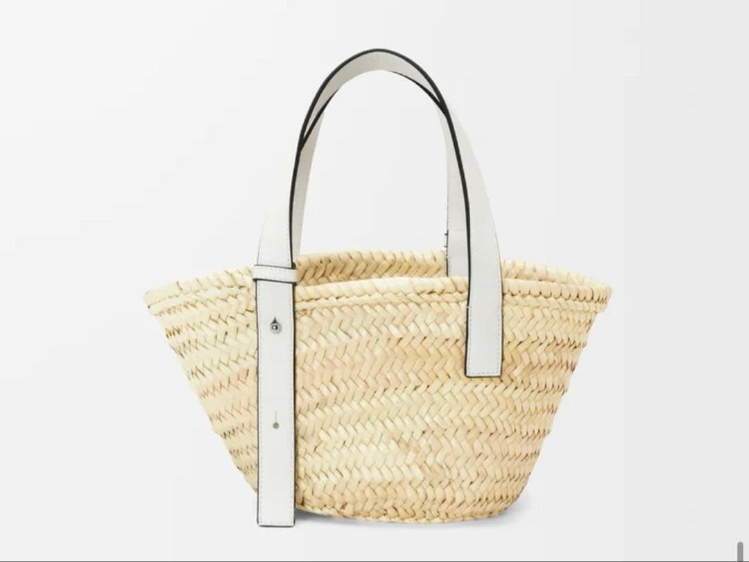 LOEWE ロエベ かごバッグ バスケットバッグ ホワイト スモール 布袋付き