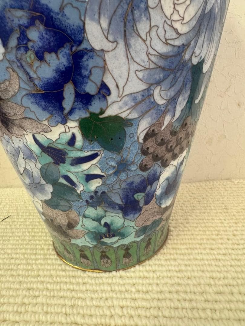 Myday公式アカウント01 花器 花瓶 七宝焼 中国美術 置物 花入