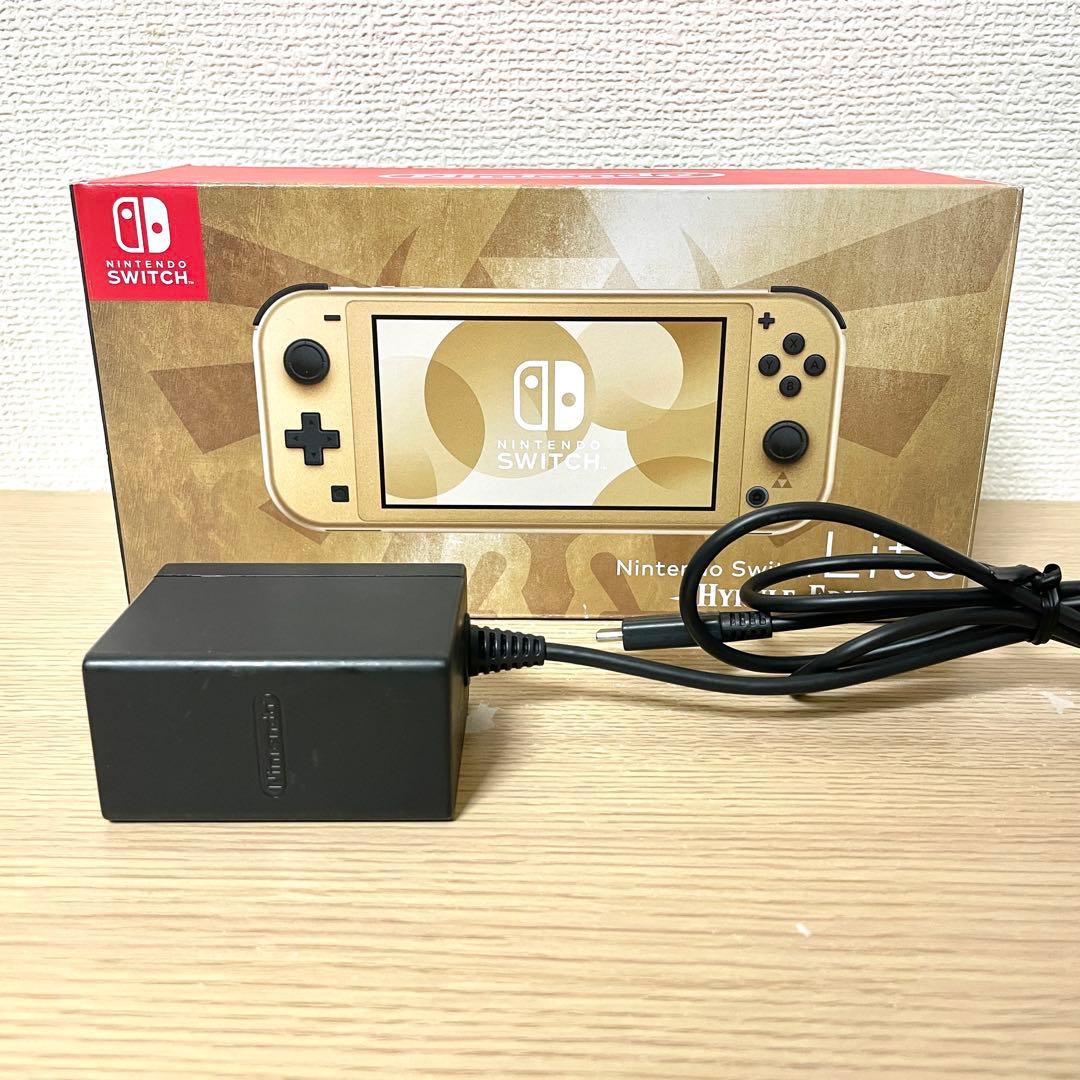 【画面キズ無し】ニンテンドースイッチライト ハイラルエディション　新品フィルム付