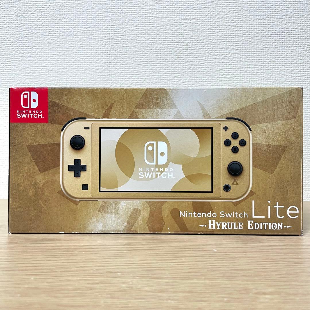 【画面キズ無し】ニンテンドースイッチライト ハイラルエディション　新品フィルム付