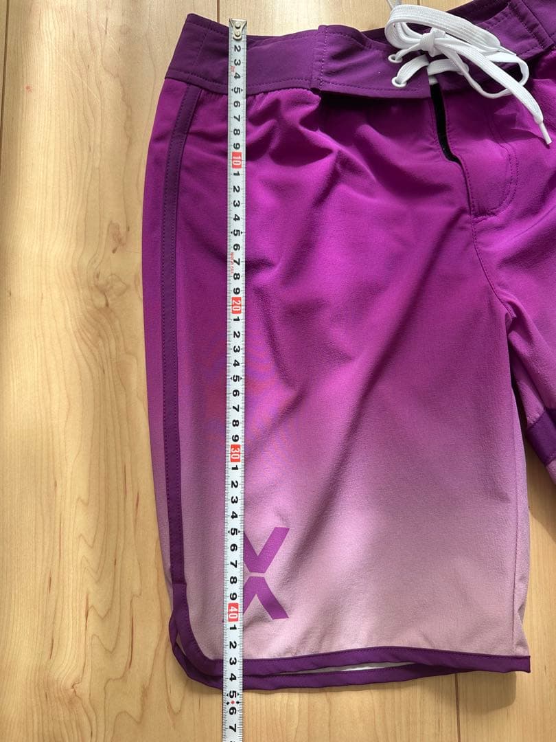 VEATM フィジーク用サーフパンツ 紫 グラデーション Sサイズ