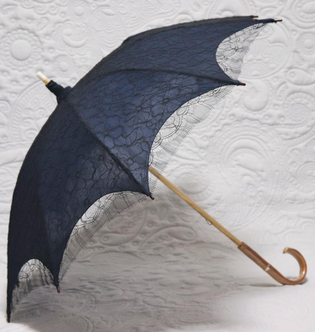 55,000円新品【前原光栄商店】希少! 皇室御用達リバーレース二重張り高級日傘