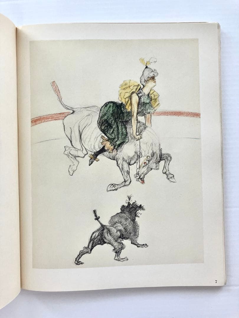 トゥールズ•ロートレック／リトグラフ作品集『サーカス』 700部限定