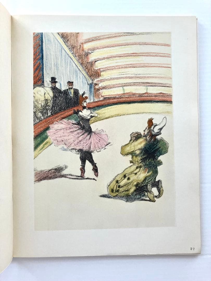 トゥールズ•ロートレック／リトグラフ作品集『サーカス』 700部限定