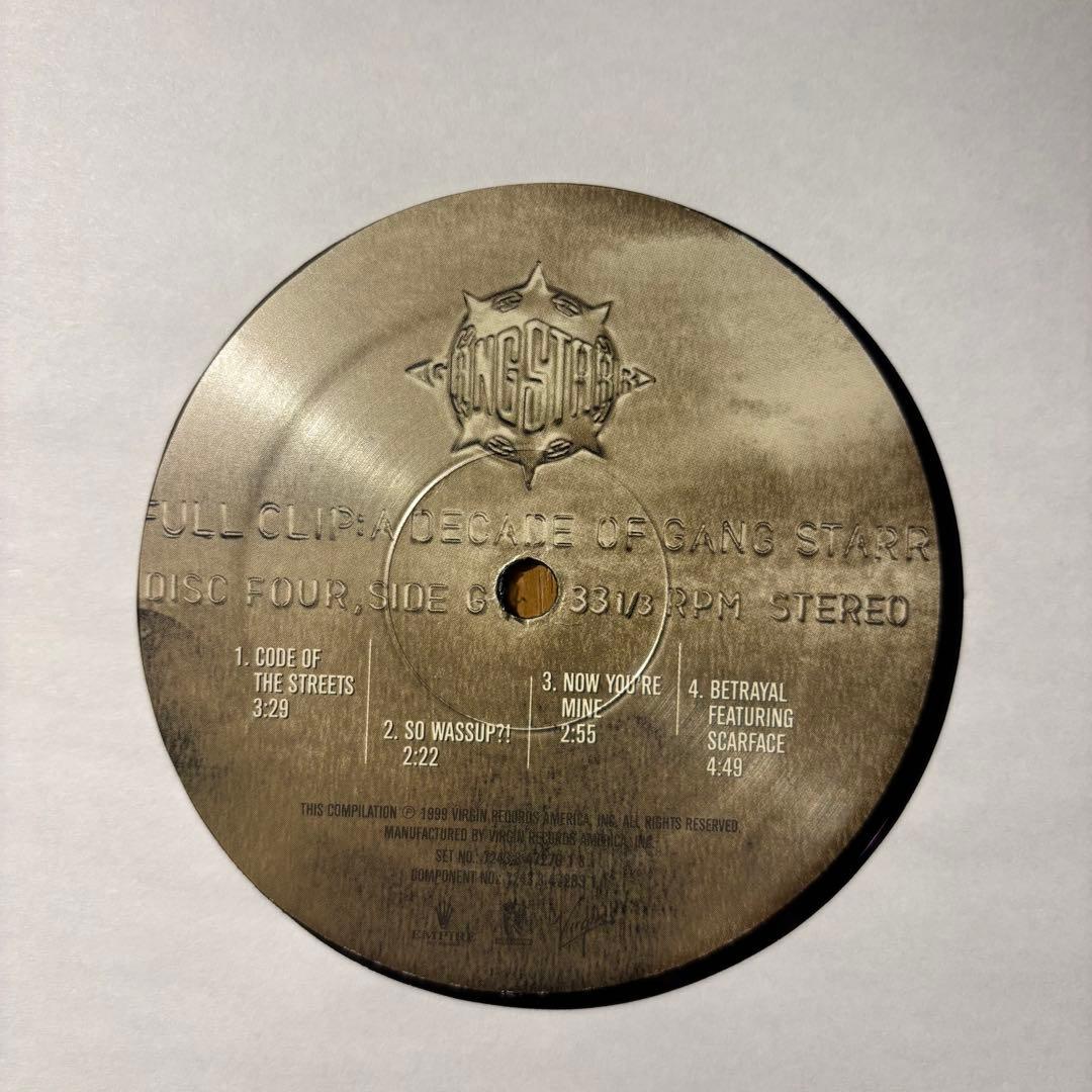 Gang Starr / Full Clip US正規3LP 美品