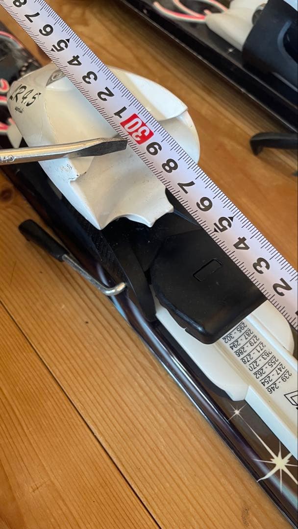 カービングスキー板140セットビンディングストックキッズ子供ジュニアピンク女子