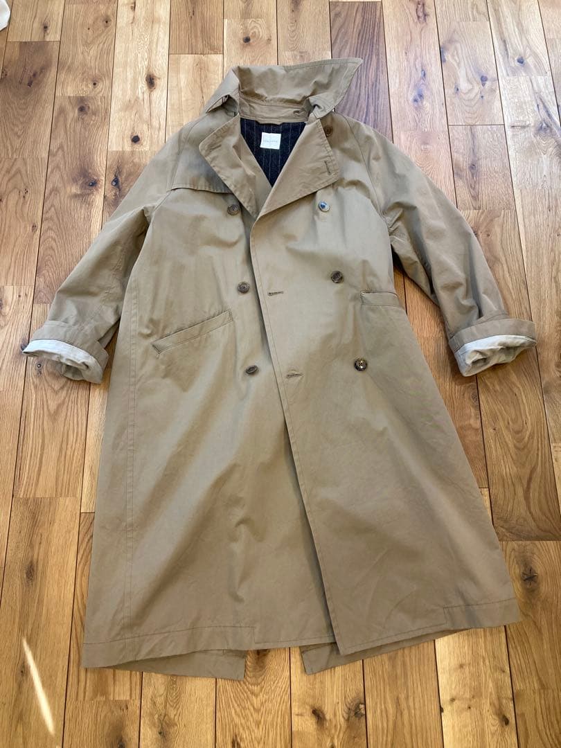 トゥジュー toujours フード付きワイド オーバーサイズ トレンチ コート