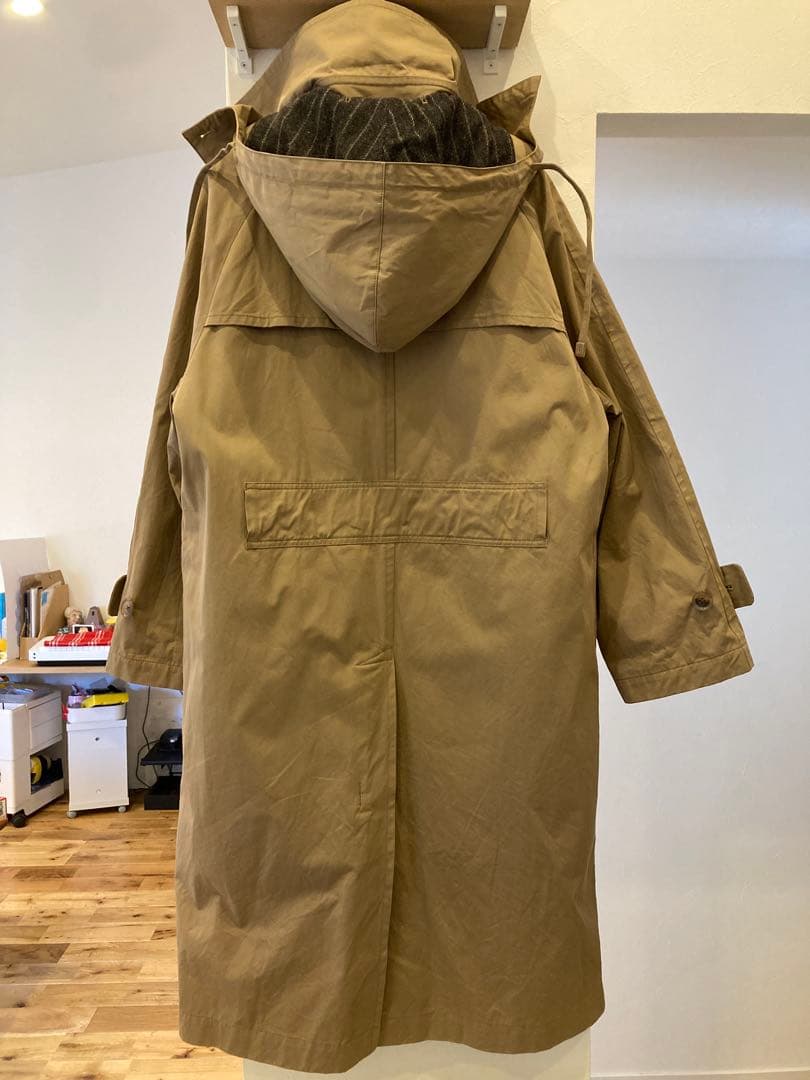 トゥジュー toujours フード付きワイド オーバーサイズ トレンチ コート