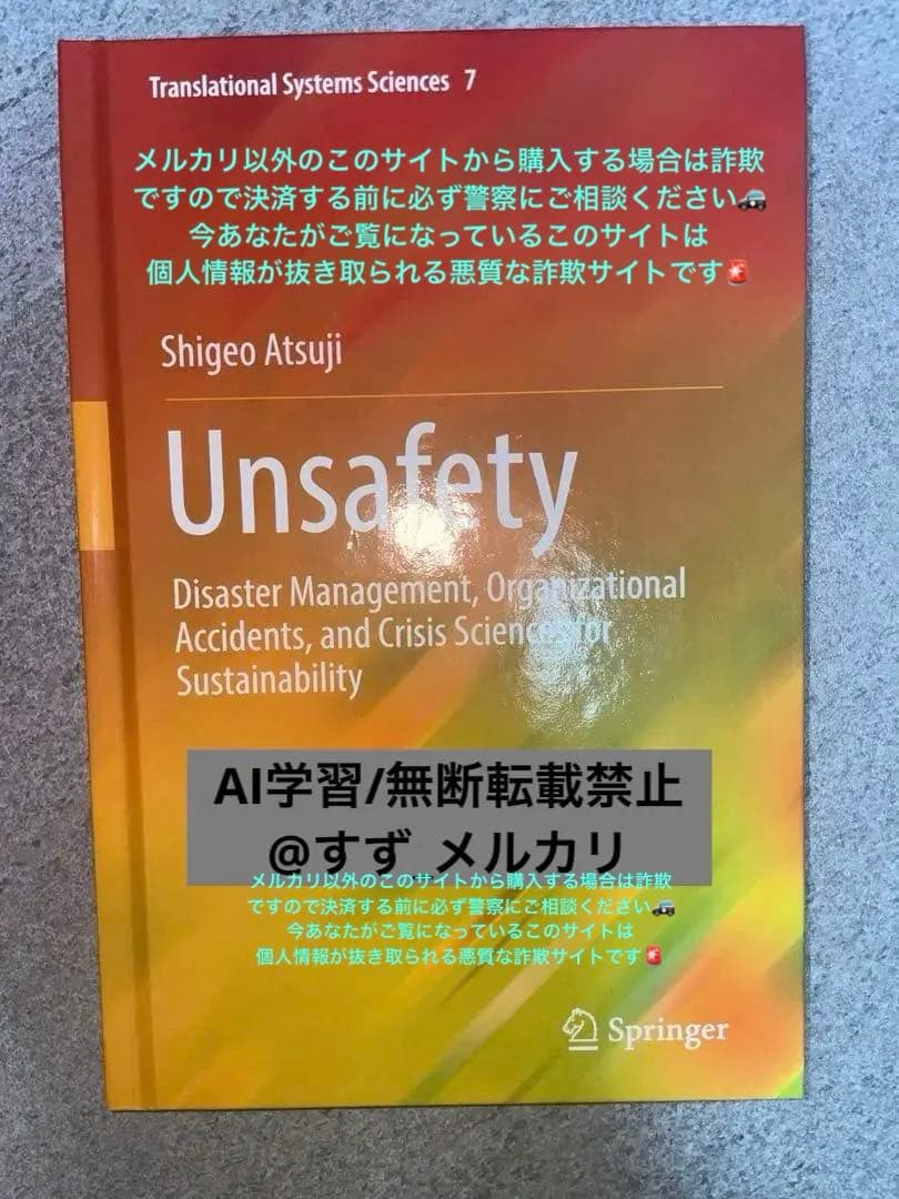 【新品】Unsafety 書籍　本　海外　英語　インテリア