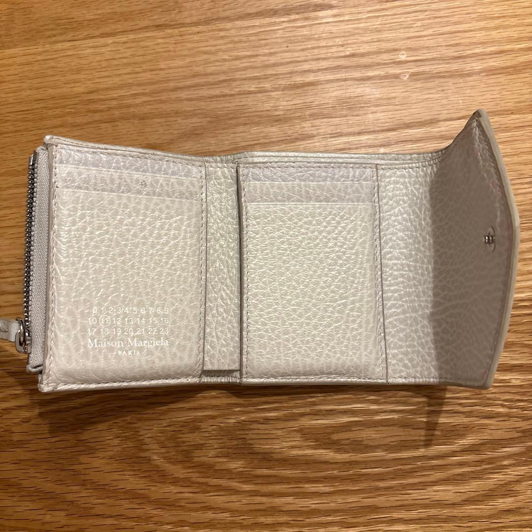 Maison Margiela 白　三つ折り財布　マルジェラ　財布　レディース