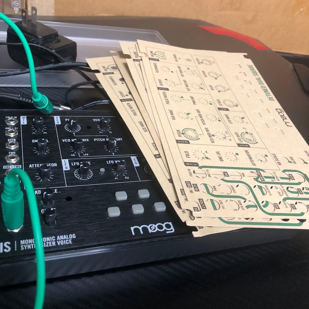 Moog MAVIS アナログシンセサイザー　新品パッチケーブル付き