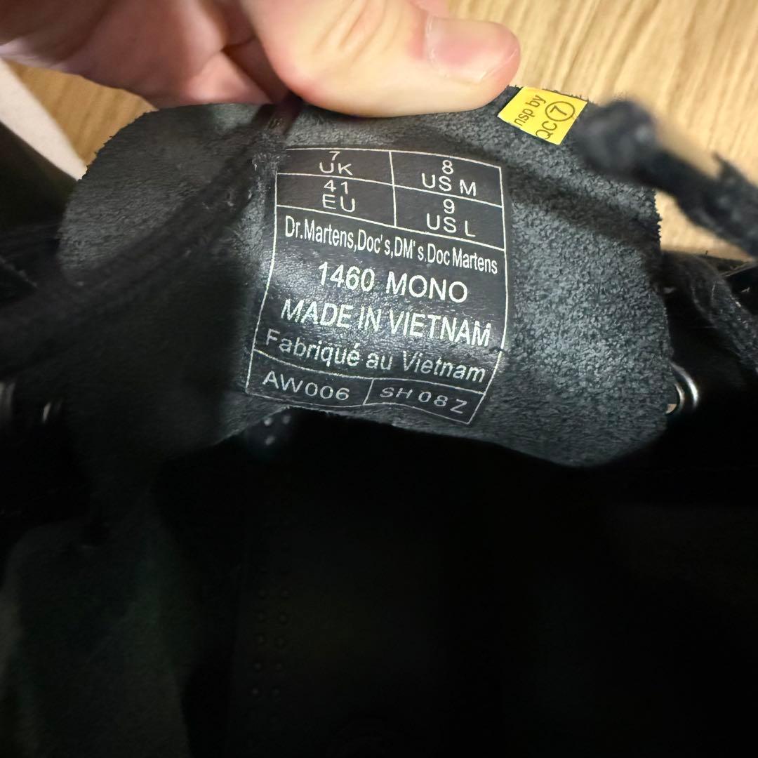 靴 Dr.Martens CORE 1460 MONO 8EYE BOOT