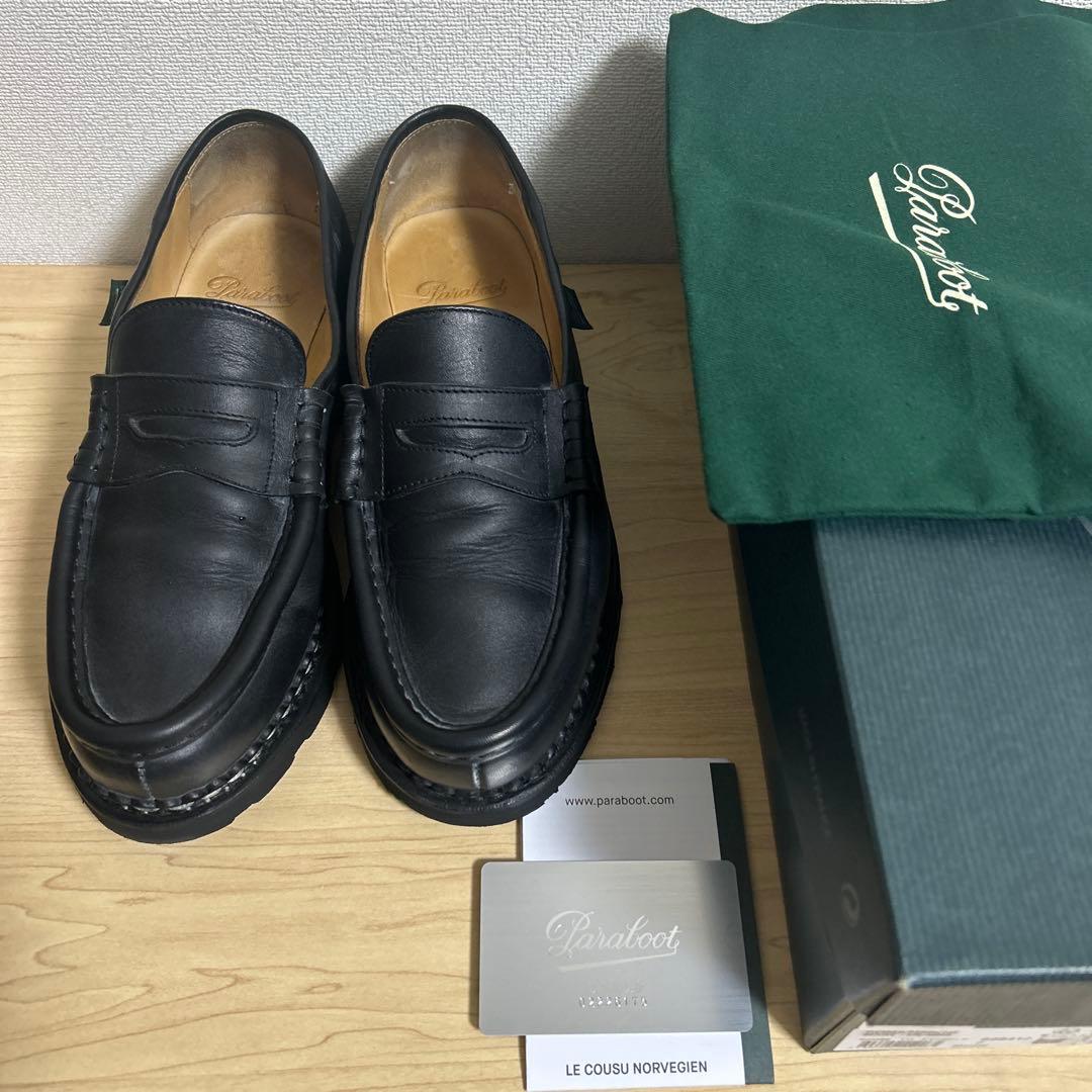 Paraboot REIMS ランス 黒 uk7