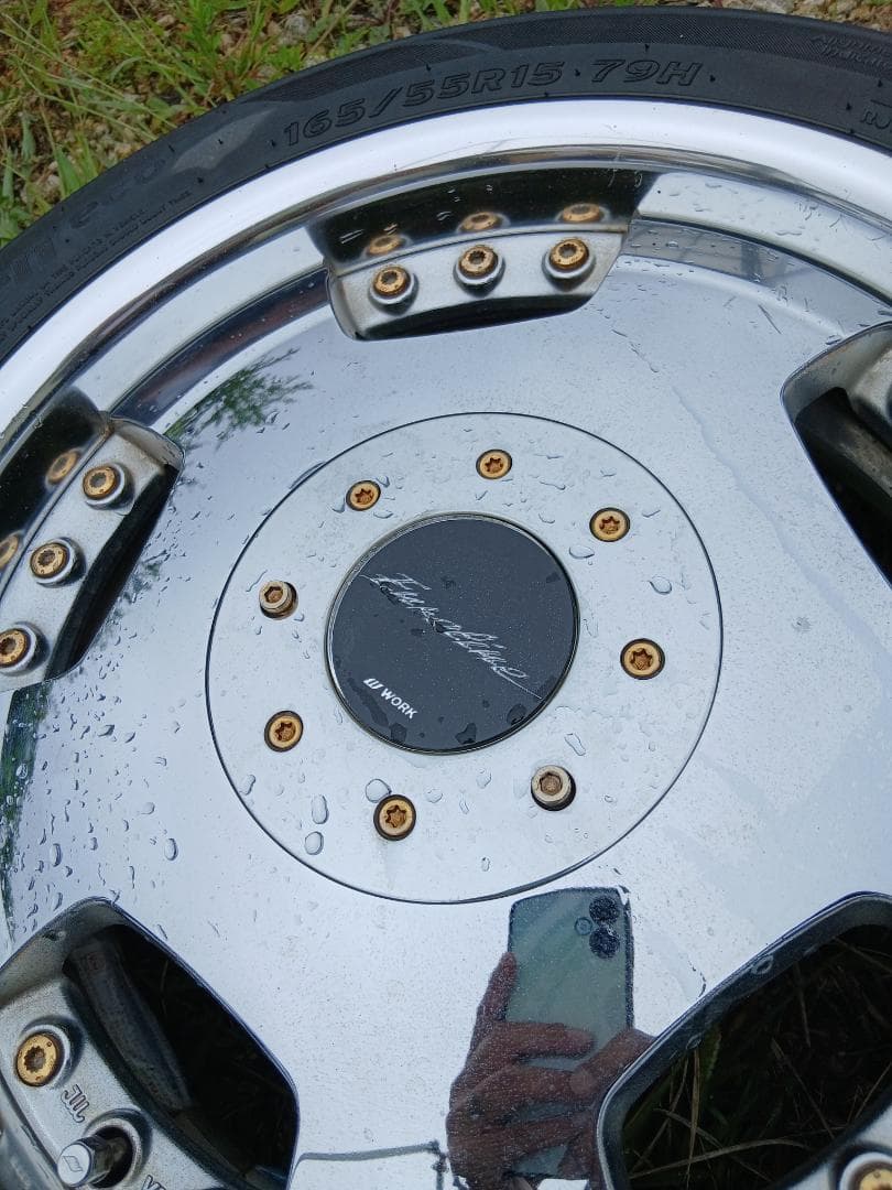 WORK 15インチホイール 165/55R15 ４本セット