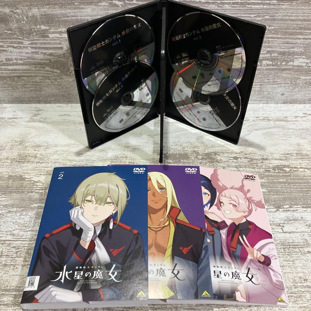 ♦︎新品ケース付き♦︎ 機動戦士ガンダム 水星の魔女 1期+2期 レンタルDVD