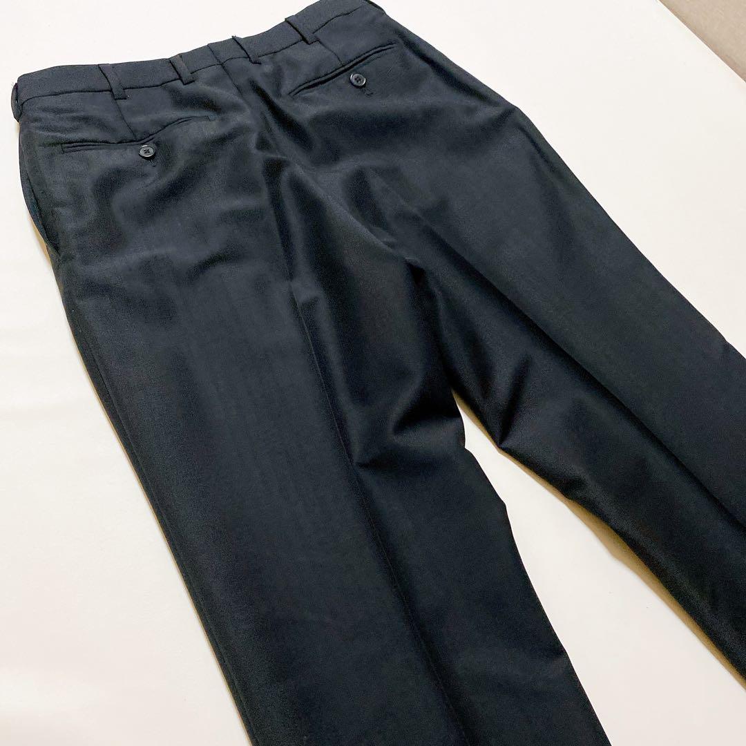 極美品 エルメネジルドゼニア スミズーラ TROFEO スーツ ブラック 46c