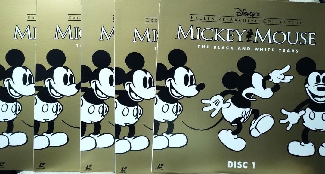 ●LD BOX ミッキーマウス ブラック&ホワイトイヤーズ★戦前モノクロ期傑作集