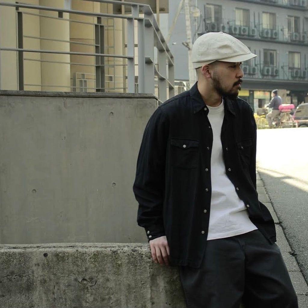 【未使用】THE.H.W.DOG&CO キャスケット コットンリネン ブラック