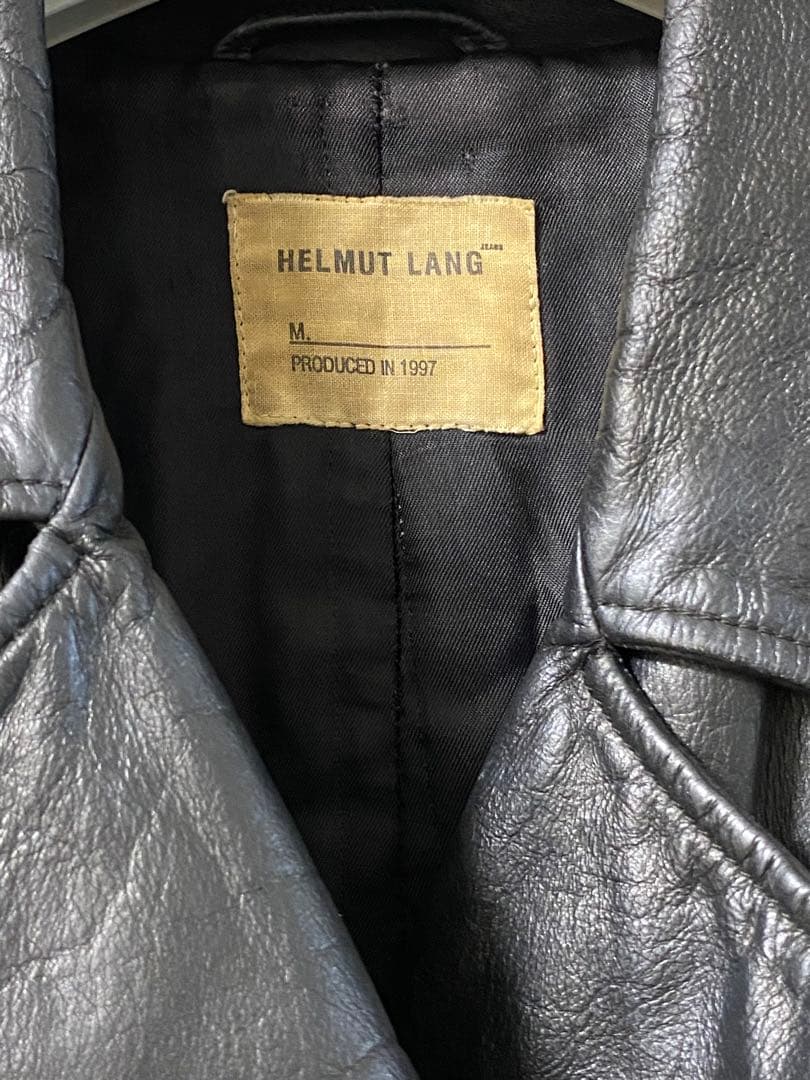 【超希少】 ヘルムートラング 本人期 コレクションレザーコート 44