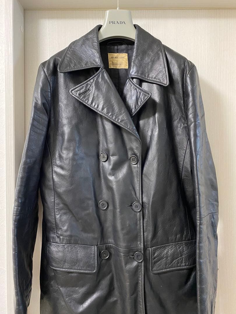 【超希少】 ヘルムートラング 本人期 コレクションレザーコート 44