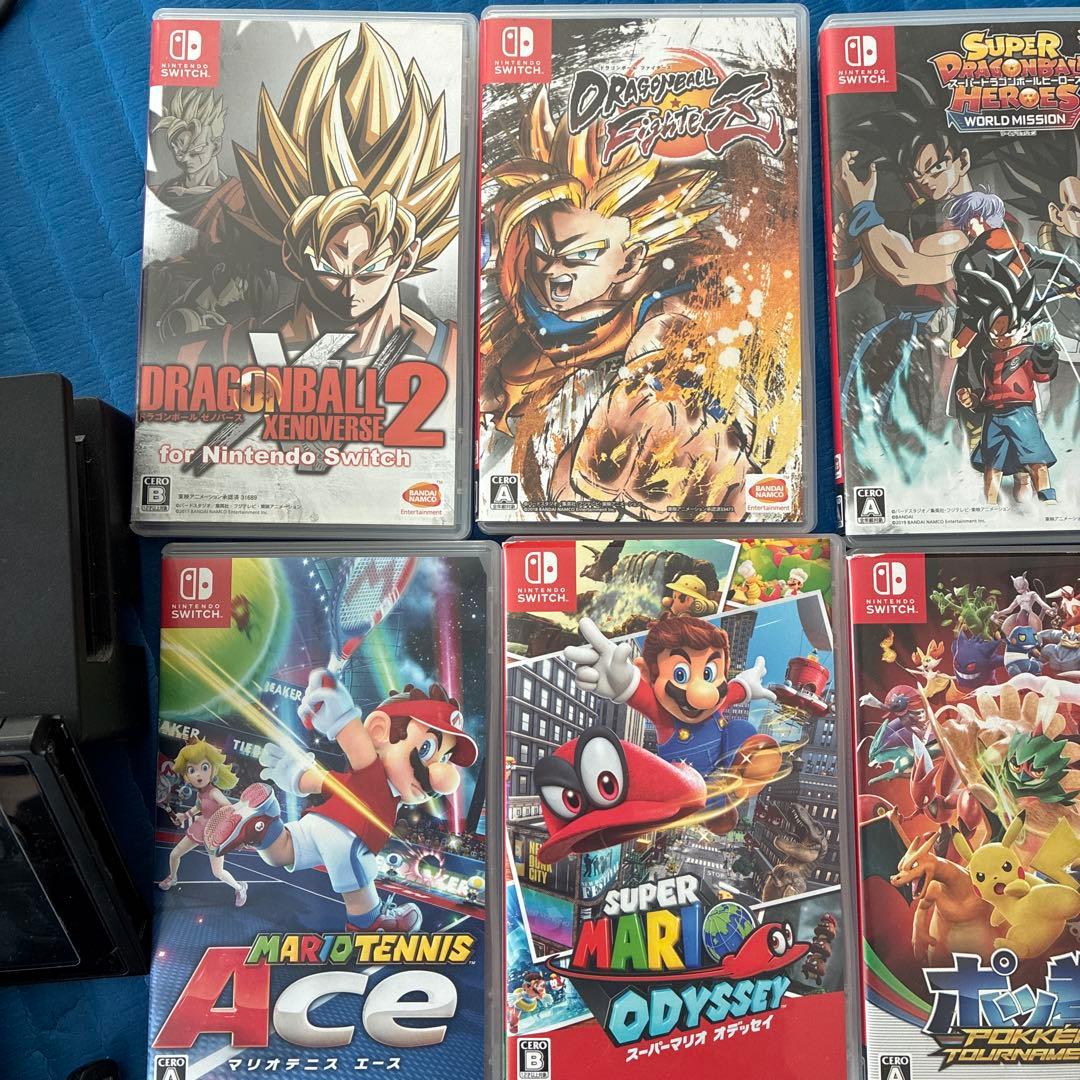 Nintendo Switch 本体 + ゲームソフト10点＋プロコンセット