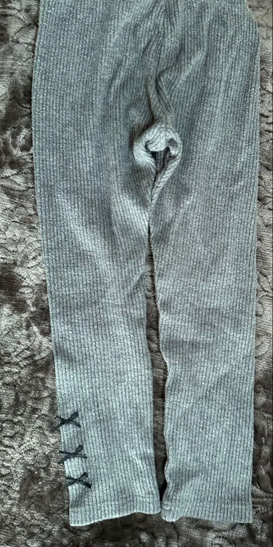 メゾピアノ長袖ワンピース 110 2枚　 保温レギンスチャコール1枚　週末セール