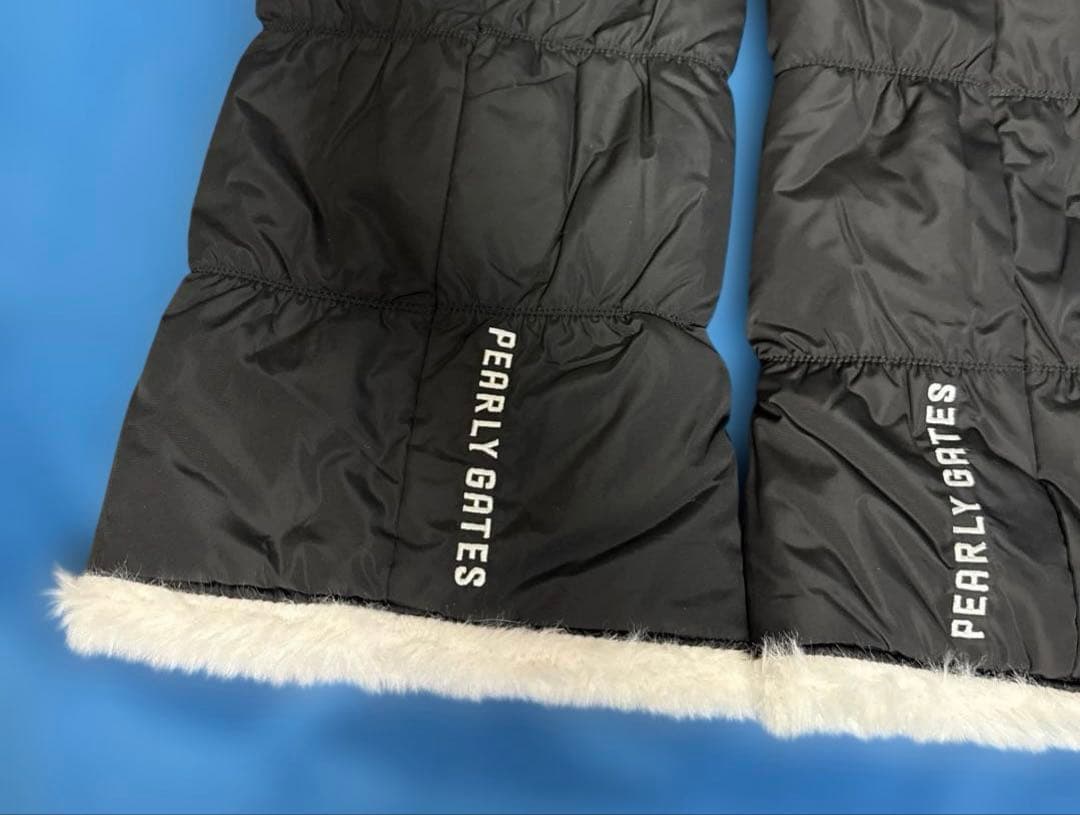 【美品】パーリーゲイツ　レッグウォーマー　黒