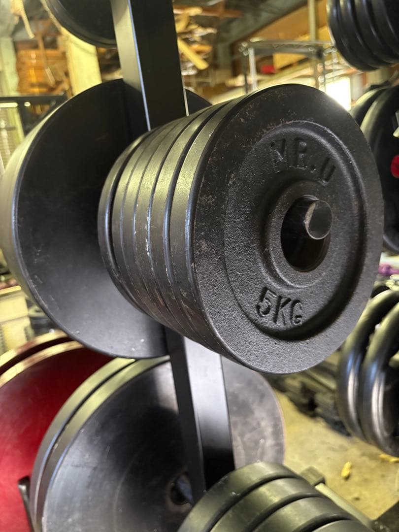 聖地　World Gym MR.U GYM オリンピックプレート177.5kg