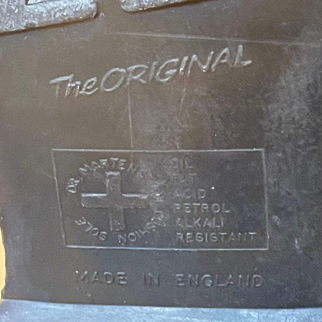 イングランド製 ドクターマーチン サイドゴアブーツ UK9 28cm ブラック