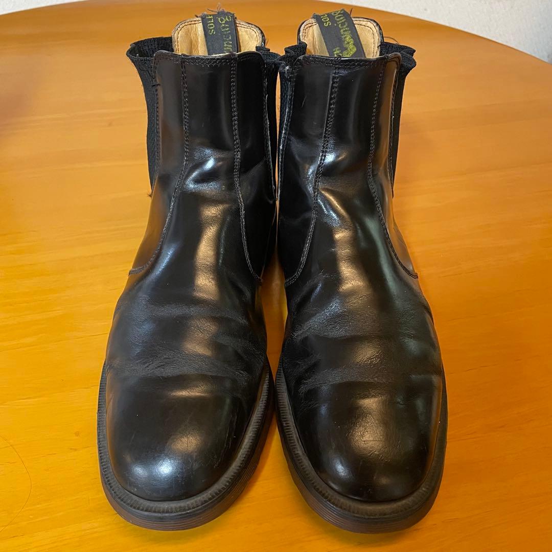 イングランド製 ドクターマーチン サイドゴアブーツ UK9 28cm ブラック