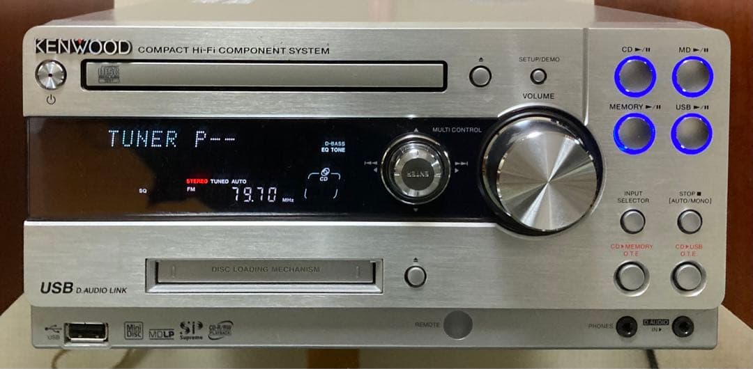 上級機ケンウッドHi-Fi コンポRD-UDA77・スピーカーUDA77【綺麗】