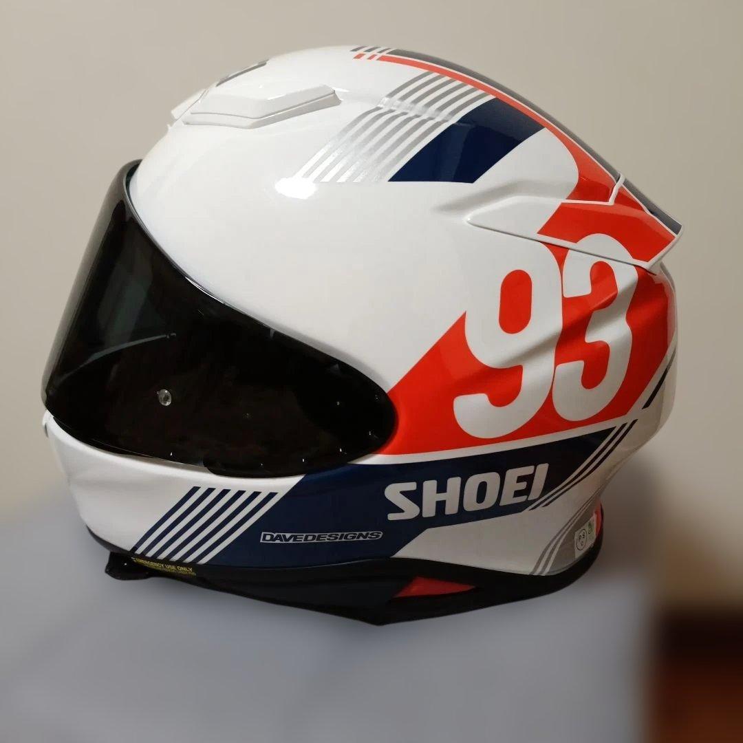 SHOEI Z8 MM93 RETORO （センターパッドはXLに交換済み）