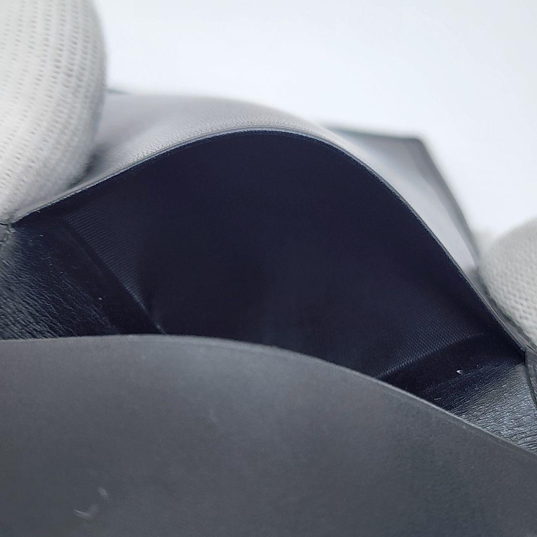 【美品】LOEWE ロエベ アナグラム 二つ折り財布 黒