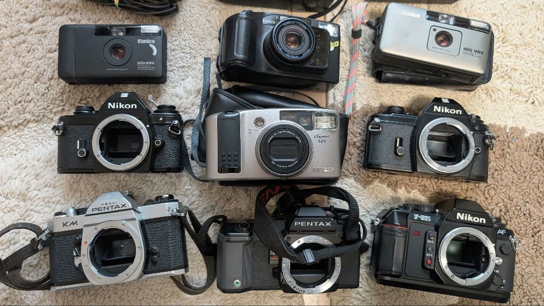 ジャンク フィルムカメラ 15台 まとめ