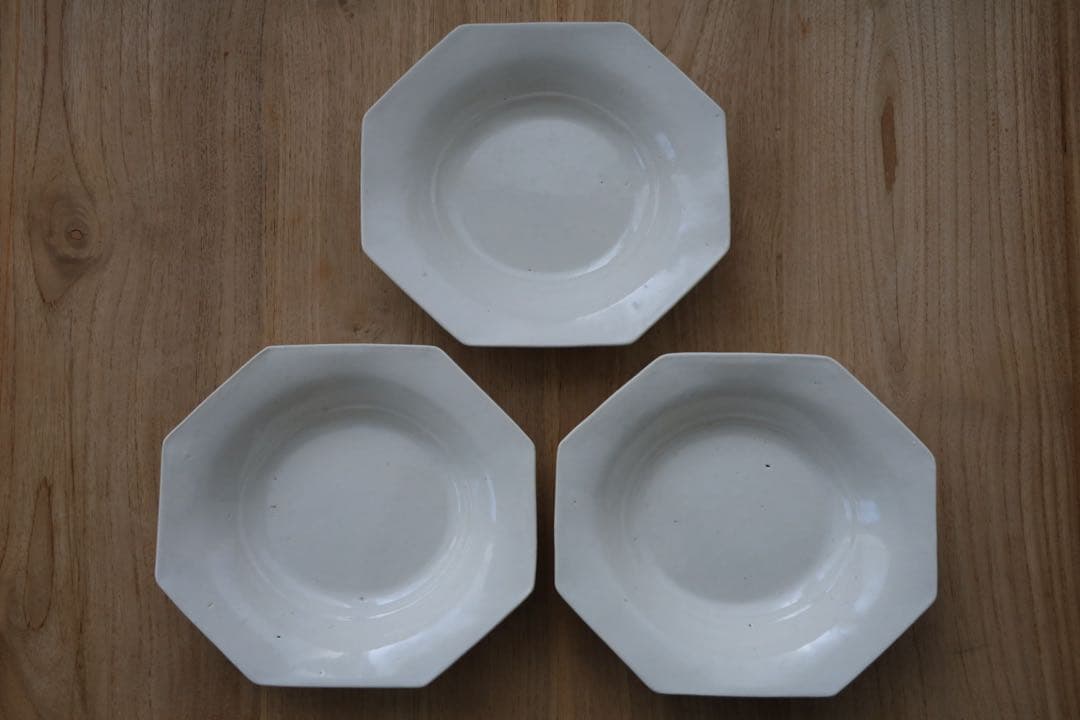 河合竜彦さん　新品　オクトゴナル　深皿3枚セット