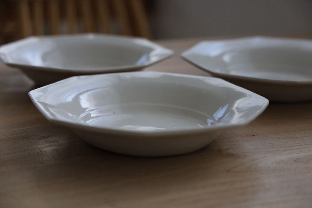 河合竜彦さん　新品　オクトゴナル　深皿3枚セット