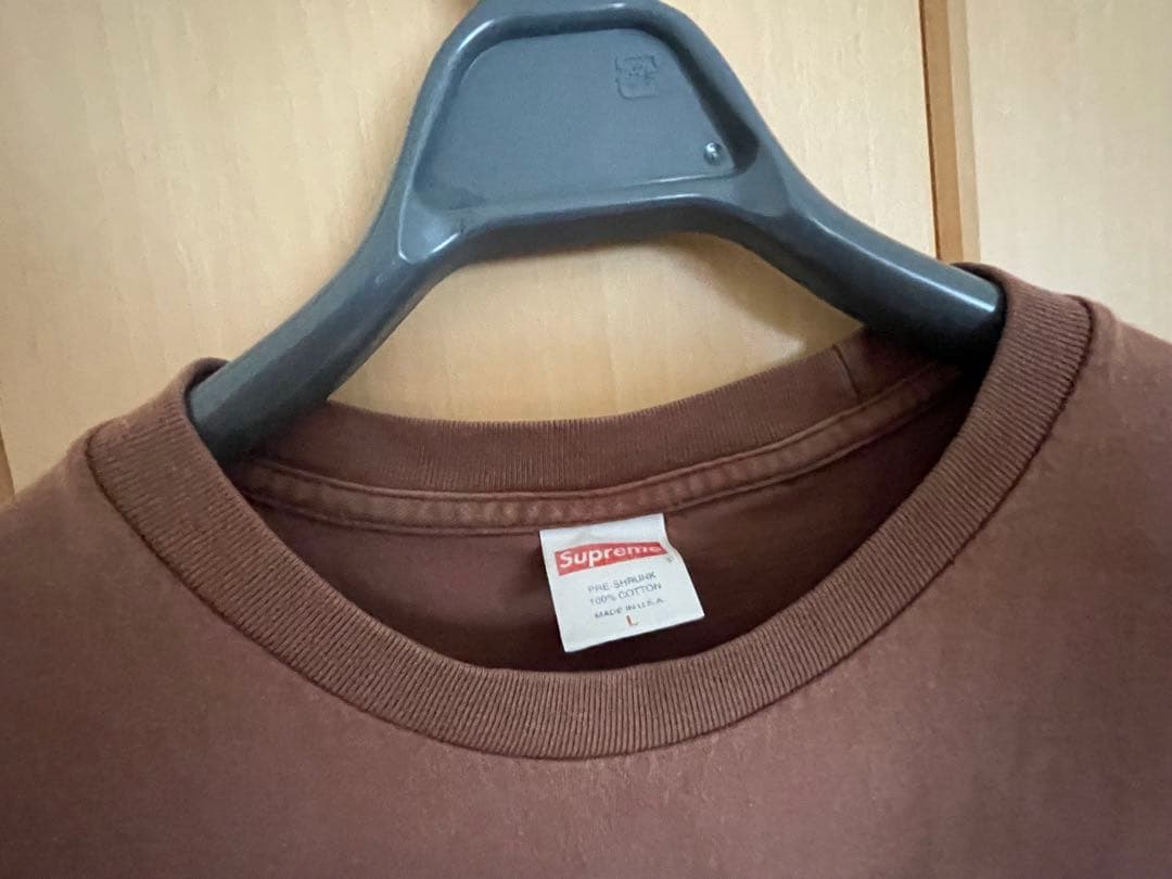 SUPREME 19AW Bandana Box Logo Tee ブラウン