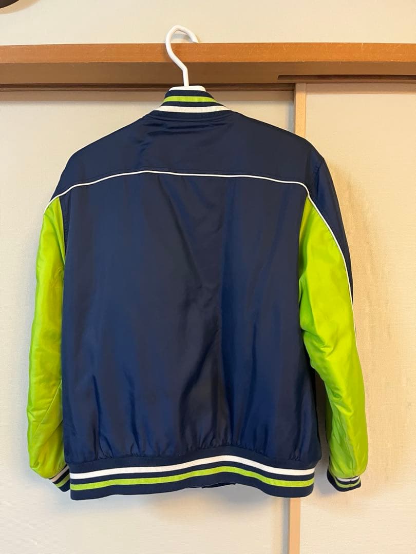 K*k様 激レア Supreme スタジャン ジャケット ブルゾン ネイビー グ