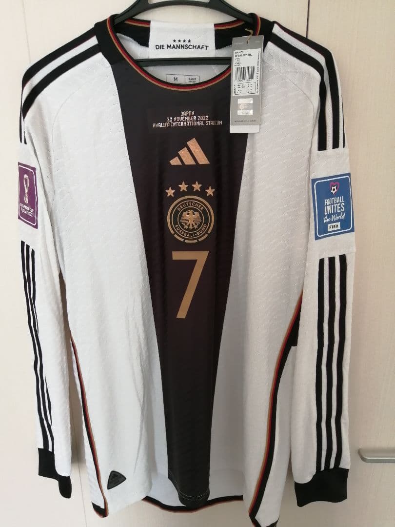 【未使用タグ付き/正規品】ドイツ代表　ハヴァーツ　オーセンティック　ユニフォーム